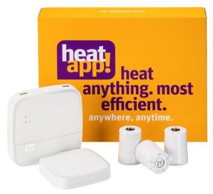 Heizungssteuerung heatapp! start system „drive“ Starter-Set Wandheizkörper