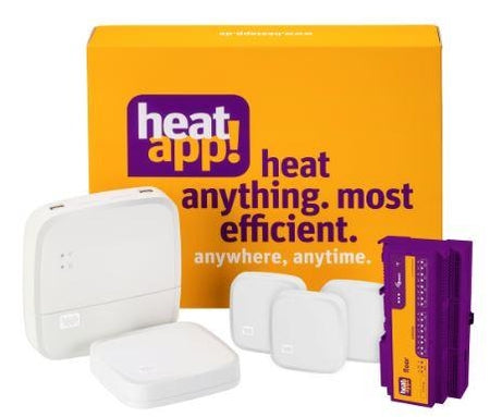 Heizungssteuerung heatapp! start system „floor“ Starter-Set Fussbodenheizung