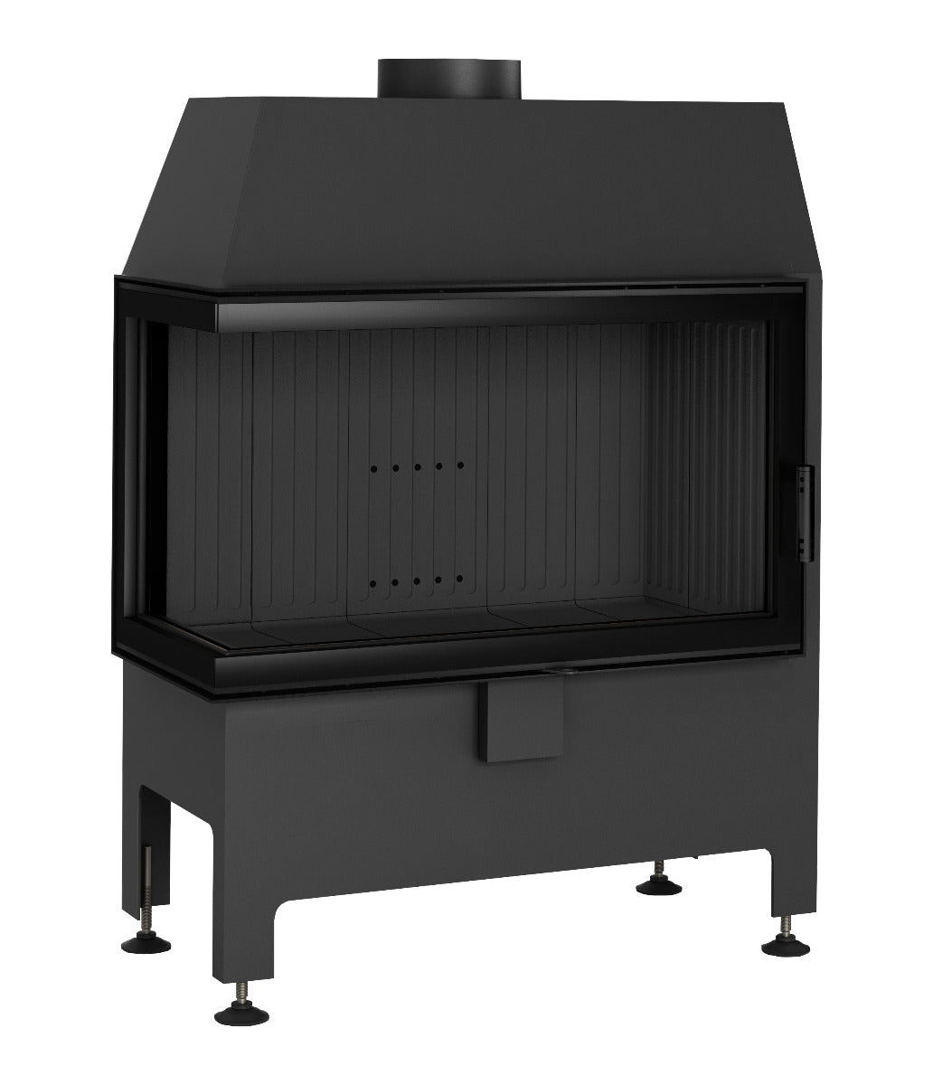 Heatro 69L Black| Panoramascheibe mit Seitenverglasung links