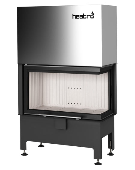 Heatro 69PH| Panoramascheibe mit Seitenverglasung rechts| 11 kW