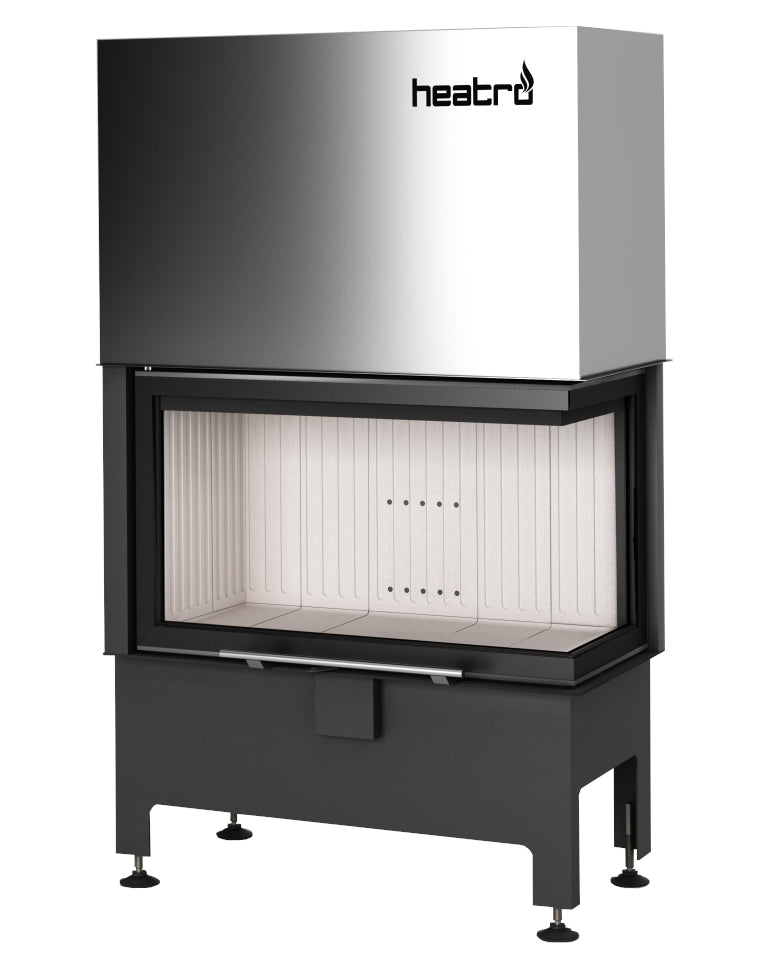Heatro 69PH| Panoramascheibe mit Seitenverglasung rechts| 11 kW