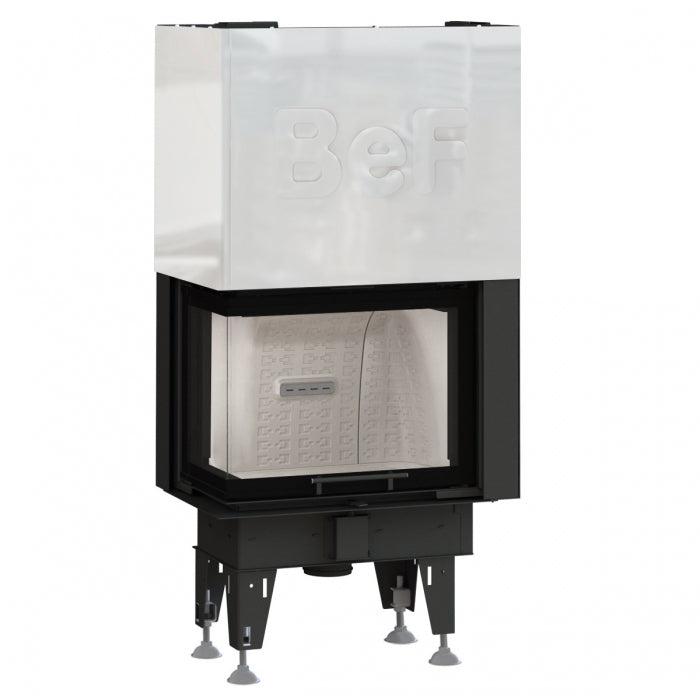 BeF Kamineinsatz Feel V 8 CL | 8 kW | Hebetür, Eckscheibe links | Klimaworld.com