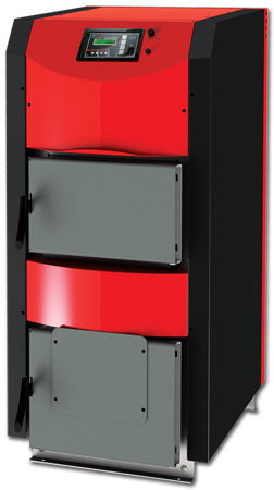 Scheitholzkessel ThermoFlux HKK Active 30 kW mit Anschlußpaket