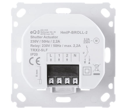 Homematic IP Rollladenaktor für Markenschalter | klimaworld.com