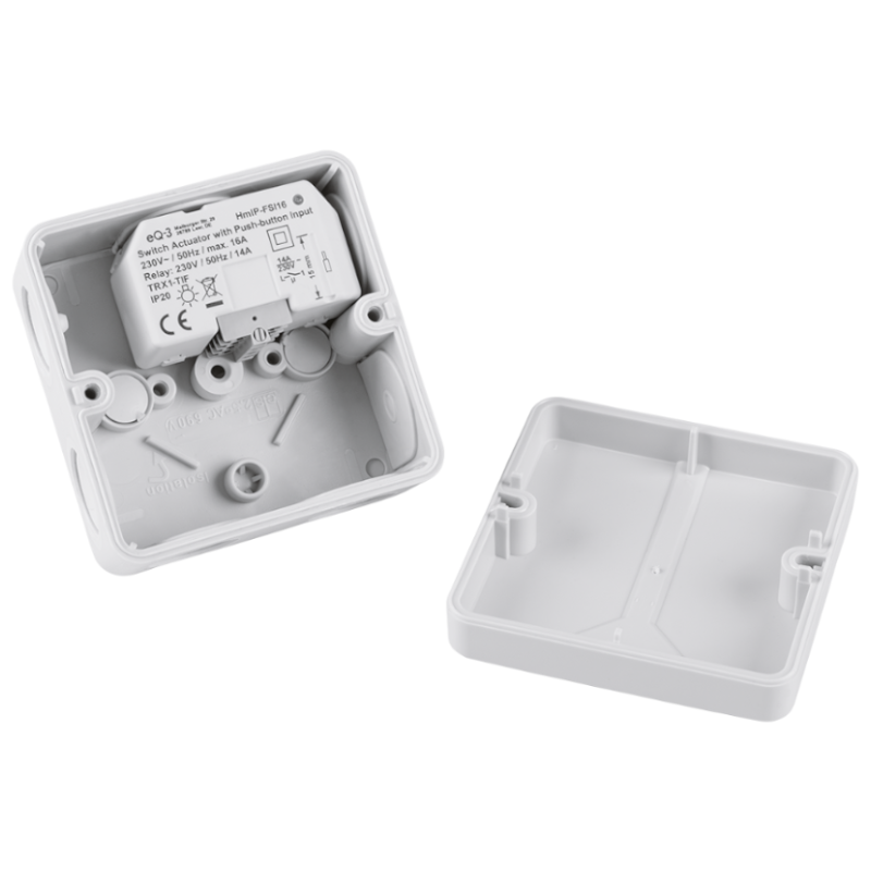 Homematic IP Schaltaktor Unterputz - 16 A | eQ-3 | HmIP-FSI16 - Einbaubeispiel
