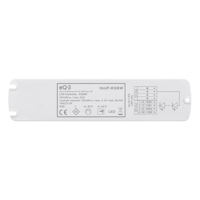 Homematic IP LED Controller RGBW für LED Stripes | HmIP-RGBW