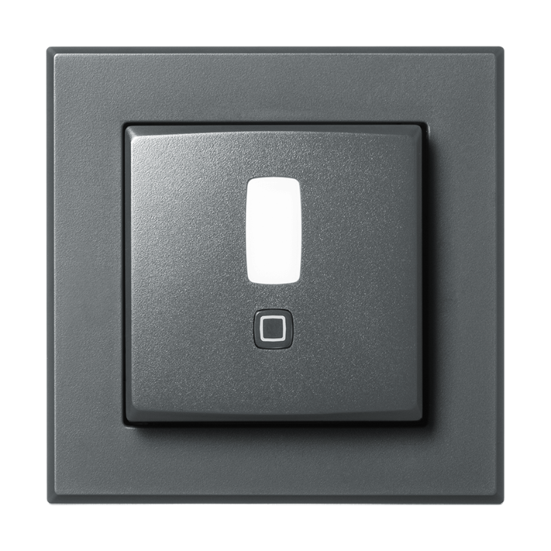 Homematic IP Bewegungsmelder im 55er-Rahmen - anthrazit | Front | HmIP-SMI55-A | klimaworlv.com