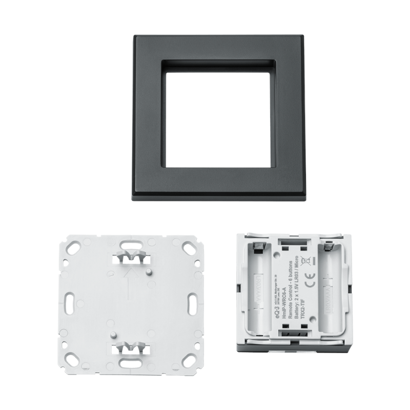 Homematic IP Wandtaster - 6-fach  - anthrazit | Einzelteile | eQ-3 | HmIP-WRC6-A | klimaworlv.com