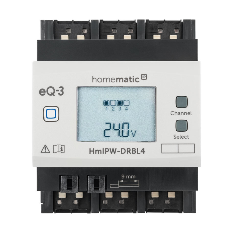 Homematic IP Wired Jalousieaktor - 4-fach | eQ-3 | HmIPW-DRBL4  ➔ klimaworlv.com