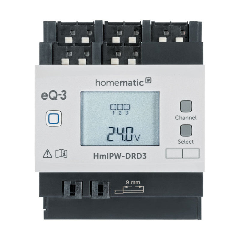 Homematic IP Wired Dimmaktor - 3-fach | eQ-3 | HmIPW-DRD3 ➔ klimaworlv.com