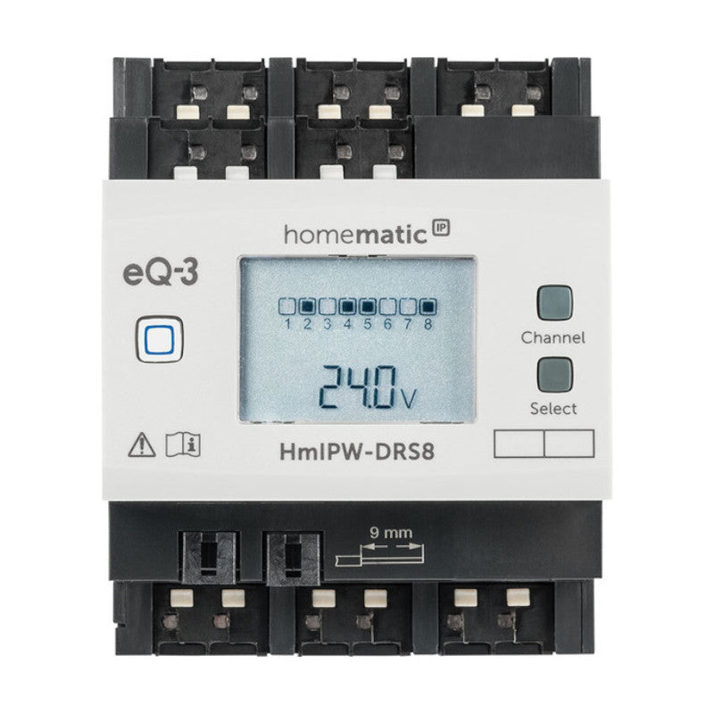 Homematic IP Wired Schaltaktor - 8-fach | eQ-3 | HmIPW-DRS8  ➔ klimaworlv.com