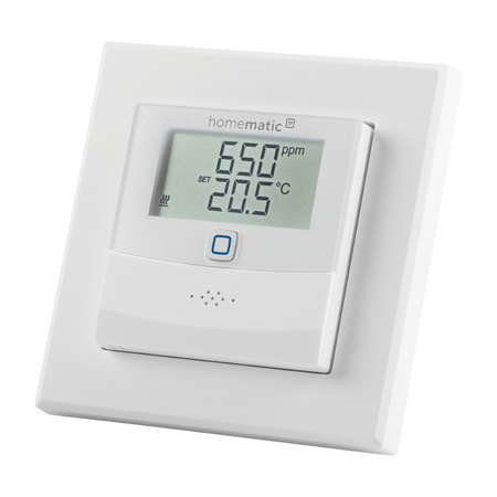 Homematic IP Wired CO2-Sensor mit Display | seitliche Ansicht | eQ-3 | HmIPW-SCTHD | klimaworlv.com