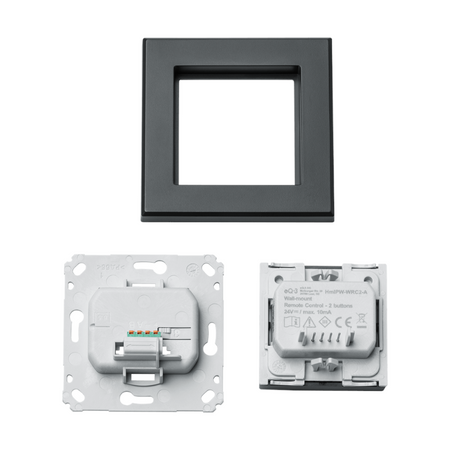 Homematic IP Wired Wandtaster - 2-fach - anthrazit | eQ-3 | Einzelteile | HmIPW-WRC2-A | klimaworlv.com