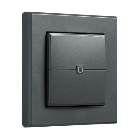 Homematic IP Wired Wandtaster - 2-fach - anthrazit | eQ-3 | Front | HmIPW-WRC2-A | klimaworlv.com