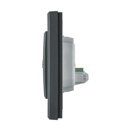 Homematic IP Wired Wandtaster - 2-fach - anthrazit | eQ-3 | Seitenansicht | HmIPW-WRC2-A | klimaworlv.com