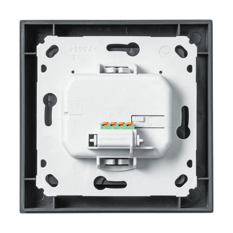 Homematic IP Wired Wandtaster - 6-fach - anthrazit | eQ-3 | Rueckansicht | HmIPW-WRC6-A | klimaworlv.com