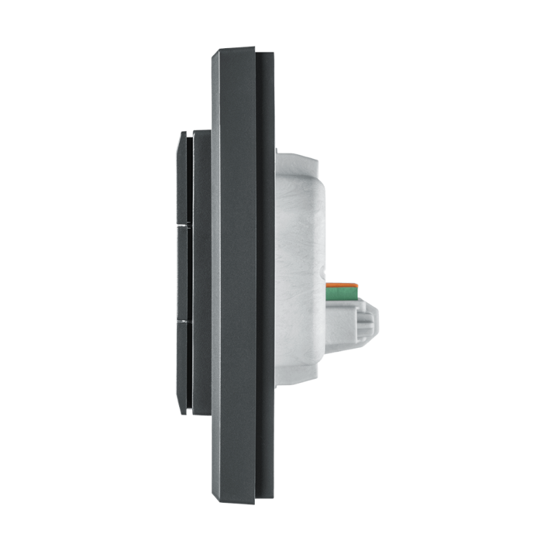 Homematic IP Wired Wandtaster - 6-fach - anthrazit | eQ-3 | Seitenansicht | HmIPW-WRC6-A | klimaworlv.com