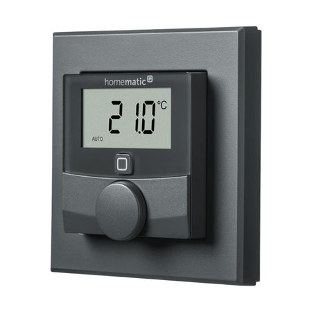 Homematic IP Wired Wandthermostat - anthrazit | eQ-3 | HmIPW-WTH-A | Front | klimaworlv.com