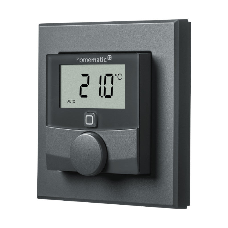 Homematic IP Wandthermostat - anthrazit | seitliche Ansicht | eQ-3 | HmIP-WTH-A