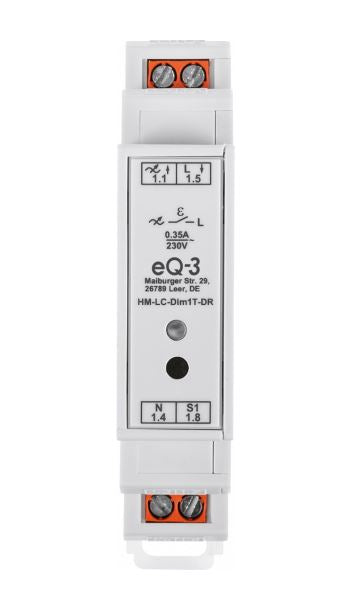 Homematic Funk-Dimmaktor 1-fach - Hutschienenmontage | HM-LC-Dim1T-DR
