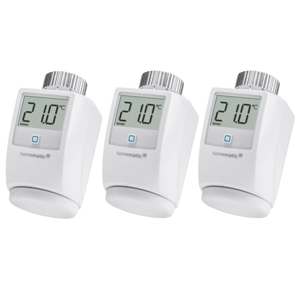 Homematic IP Heizkörperthermostat | eQ-3 | HmIP-eTRV-2 | 3er Set | klimaworld.com