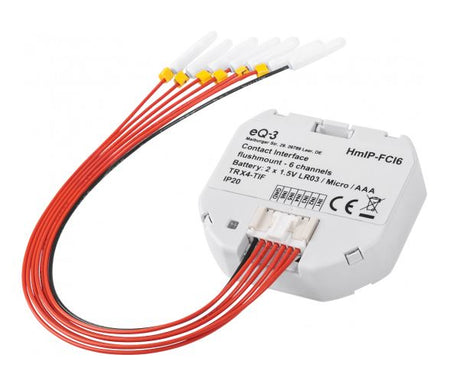 Homematic IP Kontakt-Schnittstelle 3-fach Unterputz | eQ-3 | HmIP-FCI6