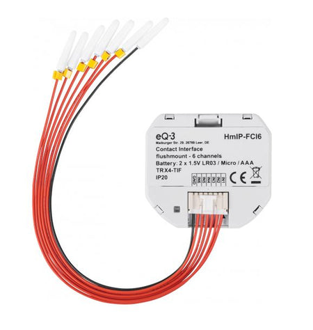 Homematic IP Kontakt-Schnittstelle 3-fach Unterputz | eQ-3 | HmIP-FCI6 ➔ klimaworlv.com