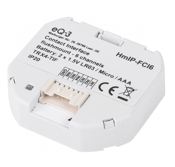 Homematic IP Kontakt-Schnittstelle 3-fach Unterputz | eQ-3 | HmIP-FCI6