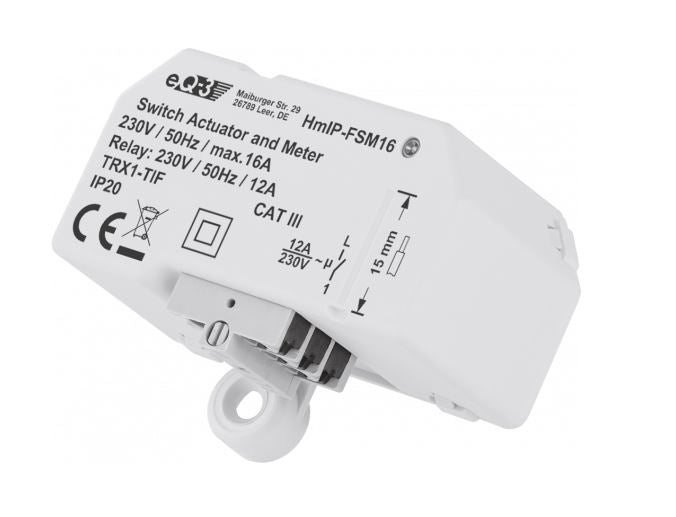 Homematic IP Schalt-Mess-Aktor Unterputz - 16 A | eQ-3 | HmIP-FSM16 ➔ klimaworlv.com