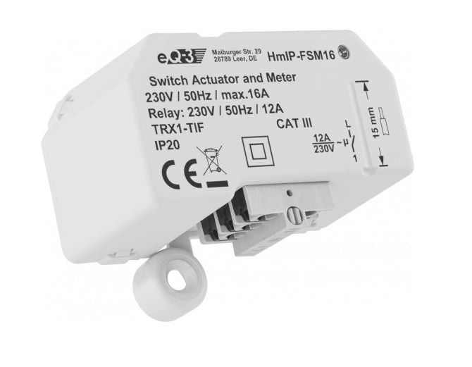 Homematic IP Schalt-Mess-Aktor Unterputz - 16 A | eQ-3 | HmIP-FSM16