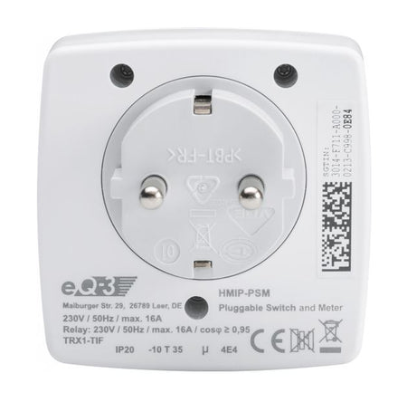 Homematic IP Schalt-Mess-Steckdose - Zwischenstecker | eQ-3 | HmIP-PSM
