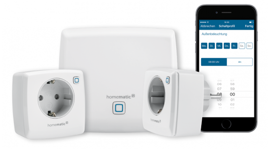 Homematic IP Starter Set Licht | mit Access Point und 2 dimmbaren Schaltersteckdosen | eQ-3 | HmIP-SK6
