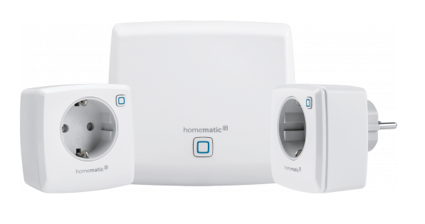 Homematic IP Starter Set Licht | mit Access Point und 2 dimmbaren Schaltersteckdosen | eQ-3 | HmIP-SK6