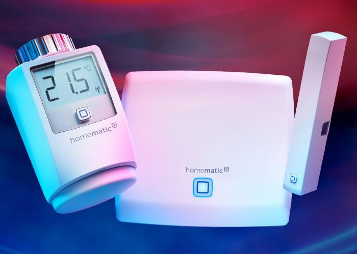 Homematic IP Starter Set Raumklima | mit Access Point, Heizthermostat und Türkontakt | eQ-3 | HmIP-SK1