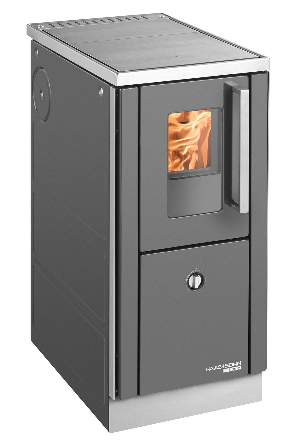 Küchenherd Haas+Sohn HSD 40.5-SF mit Stahlkochplatte 6kW