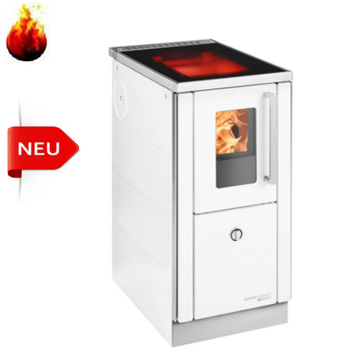 Küchenherd Haas+Sohn HSD 40.5-SF weiss ohne Stahlkochplatte 6kW