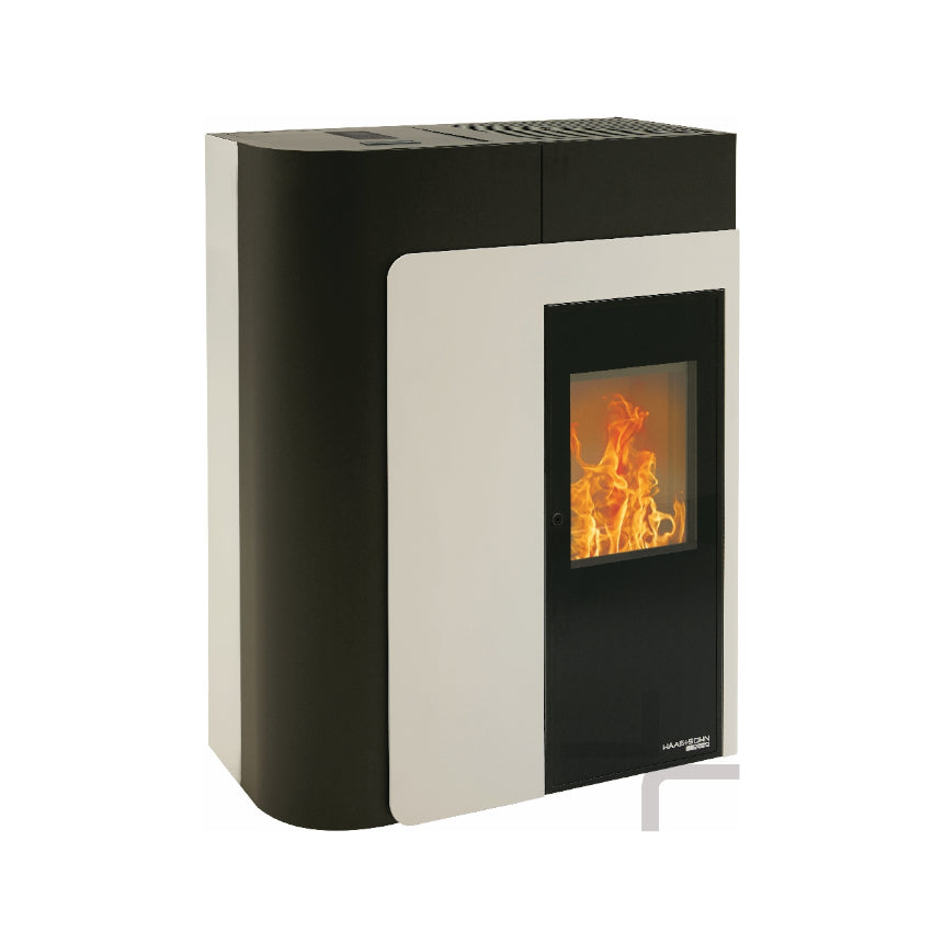 Haas+Sohn Pelletofen HSP 8 Home-II | 8 kW | perl-weiß