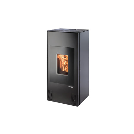Haas+Sohn | Pelletofen HSP 4.0 F1-02 RLU schwarz KV inkl. 2R ohne Anschluß 8,5 kW