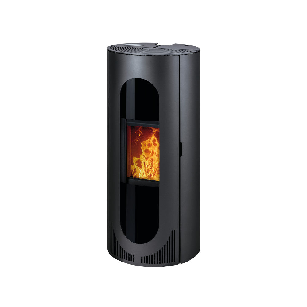 Haas+Sohn | Pelletofen HSP 4.0 F3-02 schwarz  2R+WLAN ohne Anschluß 8 kW