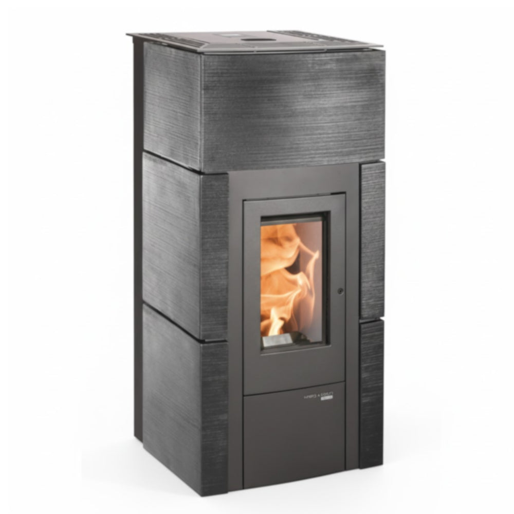 Haas+Sohn | Pelletofen HSP 6 HELENA-C-RLU 465.32, metallic 8 kW | klimaworld.com