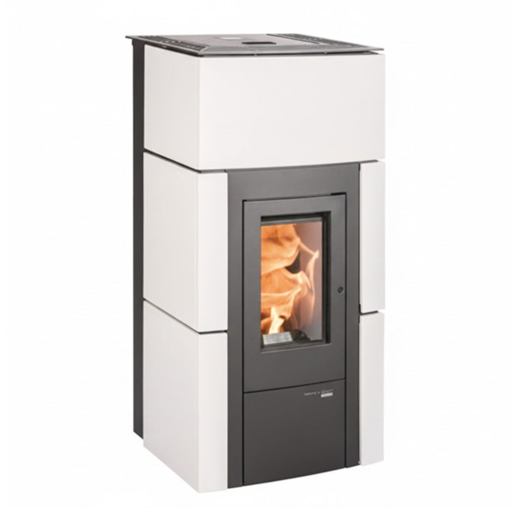 Haas+Sohn | Pelletofen HSP 6 HELENA-C-RLU 465.32, Keramik weiß 8 kW | klimaworld.com