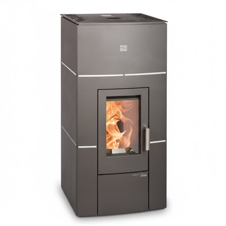 Pelletofen HSP 6 HELENA-RLU 465.32, perl-anthrazit, weiss 8 kW | klimaworld.com