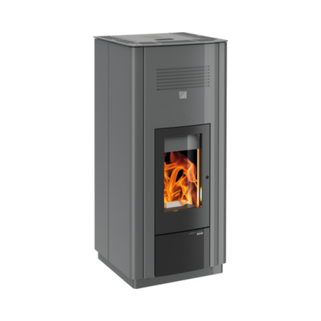 Haas+Sohn | wassergeführter Pelletofen HSP 6 WT 537.08 RLU, anthrazit | 10 kW
