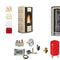 Extraflame Pelletofen Iside Idro 2.0 | Hygieneset | 19 kW