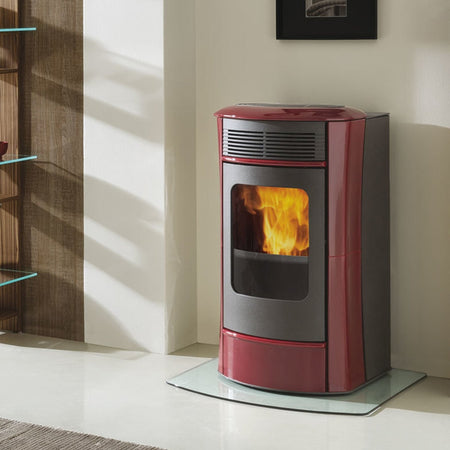 Edilkamin Pelletofen wasserführend Idrosally | Keramik | 15 kW 