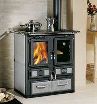 Holzheizherd Sideros Küchenherd Desiree 760 6kW Keramik Speckstein