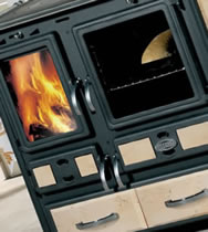 Holzheizherd Sideros Küchenherd Desiree 860 7kW Keramik Ecure