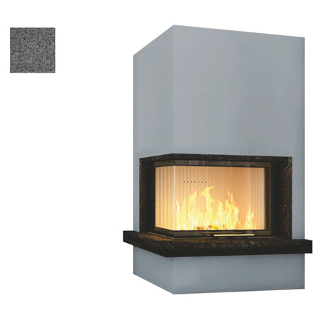 Hajduk Kaminbausatz Imperial Extra mit breitem Untersims| Dark Grey| Klimaworld.com