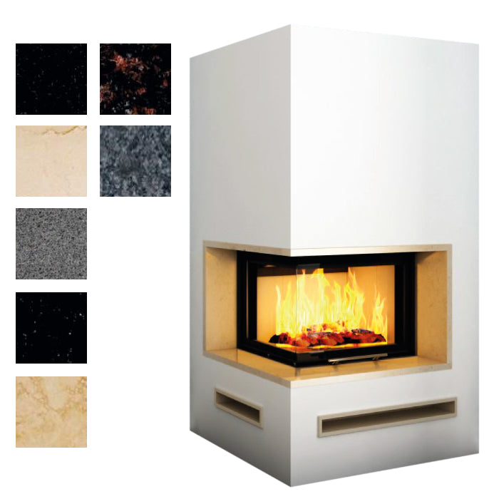 Hajduk Kaminbausatz Imperial Extra Smart mit Wassergeführtem Kamineinsatz| 12 kW| Klimaworld.com