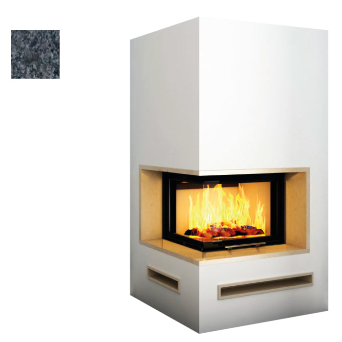 Hajduk Kaminbausatz Imperial Extra Smart mit dem Steinelement Steel Grey| Klimaworld.com